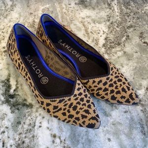 Rothy’s Leopard Print Points 9.5